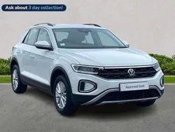 White Used 2023 VW T-Roc Life SUV | £22,210 (Fair price)