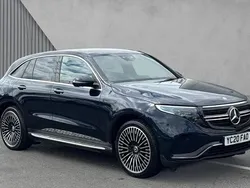 Blue Used 2020 Mercedes EQC400 AMG Line Premium Plus SUV | £27,895 (A bit pricey)