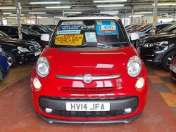Red Used 2014 Fiat 500L Pop Star MPV | £4,195 (Fair price)