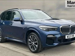 Blue Used 2021 BMW X5 M Sport SUV | £35,187 (Super price)