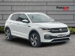 White Used 2019 VW T-Cross R-line SUV | £13,900 (Good price)