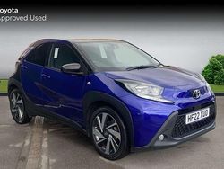Juniper blue Used 2022 Toyota Aygo Hatchback | £14,498 (Fair price)