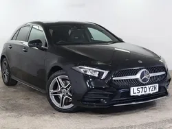 Black Used 2020 Mercedes A250 AMG line Hatchback | £15,995 (Fair price)