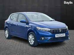 Blue Used 2022 Dacia Sandero Comfort Hatchback | £11,200 (Good price)