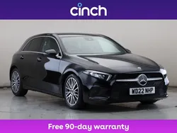 Black Used 2022 Mercedes A180 Executive Hatchback | £19,849 (Fair price)
