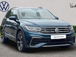 Blue Used 2021 VW Tiguan R-line SUV | £26,995 (Fair price)