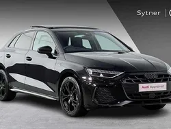 Black New 2025 Audi A3 e-tron Black Edition Hatchback | £47,750