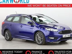 Blue Used 2017 Ford Focus ST-Line Estate | £8,700 (Good price)