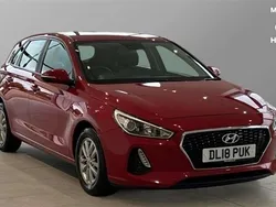 Red Used 2018 Hyundai i30 Hatchback | £8,437 (Fair price)