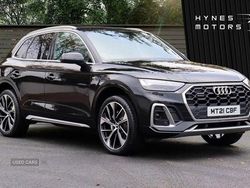 Black Used 2021 Audi Q5 S-Line SUV | £29,440 (Fair price)