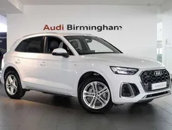 Glacier white metallic Used 2021 Audi Q5 S-Line SUV | £31,000 (Fair price)