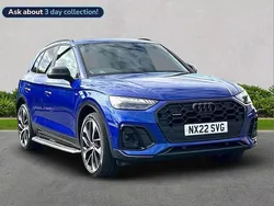 Blue Used 2022 Audi Q5 Advanced SUV | £41,255 (Fair price)