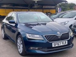 Blue Used 2017 Skoda Superb SE L Executive Hatchback | £11,849 (A bit pricey)