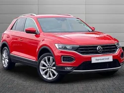 Red Used 2021 VW T-Roc SEL SUV | £22,050 (Fair price)
