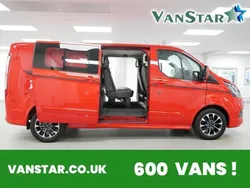 Red Used 2022 Ford Transit Custom Sport Estate | £26,689 (Fair price)