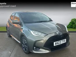 Bronze Used 2023 Toyota Yaris Hybrid Design Hatchback | £16,593 (Fair price)