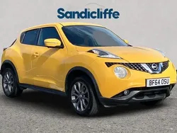 Yellow Used 2014 Nissan Juke Tekna SUV | £6,345 (Fair price)
