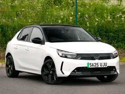 Brilliant paint arctic white New 2025 Vauxhall Corsa-e Ultimate Hatchback | £19,998 (Fair price)