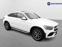 White Used 2021 Mercedes GLC300 AMG line Coupe | £34,449 (Fair price)