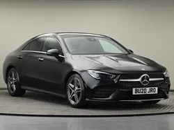 Cosmos black metallic finish Used 2020 Mercedes CLA250 AMG line Sedan | £24,350 (Expensive)