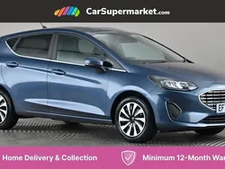 Blue Used 2022 Ford Fiesta Titanium Hatchback | £10,497 (Good price)