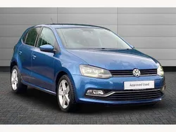 Blue Used 2017 VW Polo SEL Hatchback | £12,550 (Fair price)