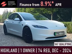 White Used 2024 Tesla Model 3 Long Range Sedan | £38,980