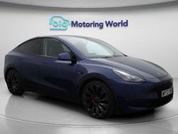 Blue Used 2022 Tesla Model Y Performance SUV | £25,300 (Fair price)