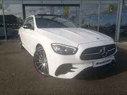 White Used 2022 Mercedes E400 AMG line Estate | £44,298 (Fair price)