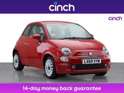 Red Used 2019 Fiat 500 Lounge Hatchback | £8,399 (Fair price)