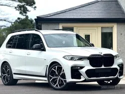 White Used 2021 BMW X7 M Sport SUV | £48,500 (Fair price)