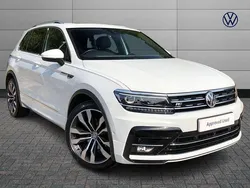 White Used 2020 VW Tiguan R-line SUV | £23,890 (A bit pricey)
