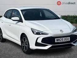 Solid arctic white New 2024 MG MG3 SE Hatchback | £14,632 (Super price)