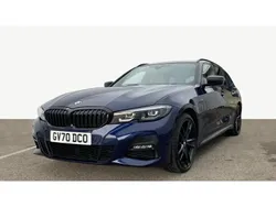 Blue Used 2021 BMW 330e M Sport Estate | £21,699 (Fair price)