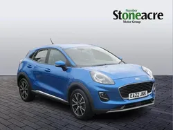 Blue Used 2022 Ford Puma Titanium SUV | £10,990 (Fair price)