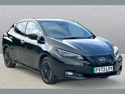 Metallic pearl black Used 2023 Nissan Leaf Tekna Hatchback | £14,210 (Fair price)