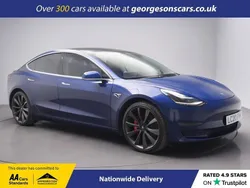 Blue Used 2020 Tesla Model 3 Performance Sedan | £17,750 (Good price)
