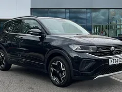 Deep black pearl Used 2025 VW T-Cross R-line SUV | £25,699 (Expensive)