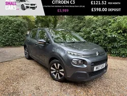 Grey Used 2017 Citroën C3 Feel Hatchback | £5,989 (Fair price)