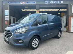 Blue Used 2019 Ford Transit Custom Limited Van | £9,995 (Fair price)