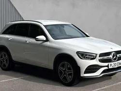 White Used 2020 Mercedes GLC220 AMG line SUV | £22,702 (Good price)