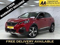 Red Used 2019 Peugeot 3008 GT-line Hatchback | £13,395 (Fair price)