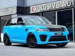Blue Used 2021 Land Rover Range Rover Sport SVR SUV | £53,950 (Fair price)