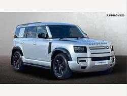 Silver Used 2022 Land Rover Defender SUV | £58,150 (Expensive)
