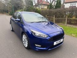 Blue Used 2017 Ford Focus ST-Line Hatchback | £6,995 (Fair price)