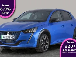 Blue Used 2023 Peugeot e-208 GTi Hatchback | £14,710 (Fair price)