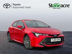 Red Used 2019 Toyota Corolla Design Hatchback | £15,500 (Fair price)