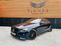 Blue Used 2018 Mercedes E220 AMG line Coupe | £18,990 (Good price)