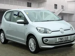 Silver Used 2015 VW up! high up! Hatchback | £5,995 (Fair price)