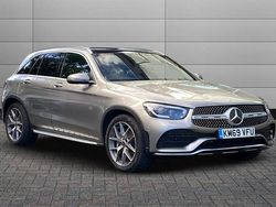 Silver Used 2020 Mercedes GLC300 AMG Line Premium Estate | £25,350 (Fair price)